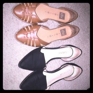 Flat shoes price both pair